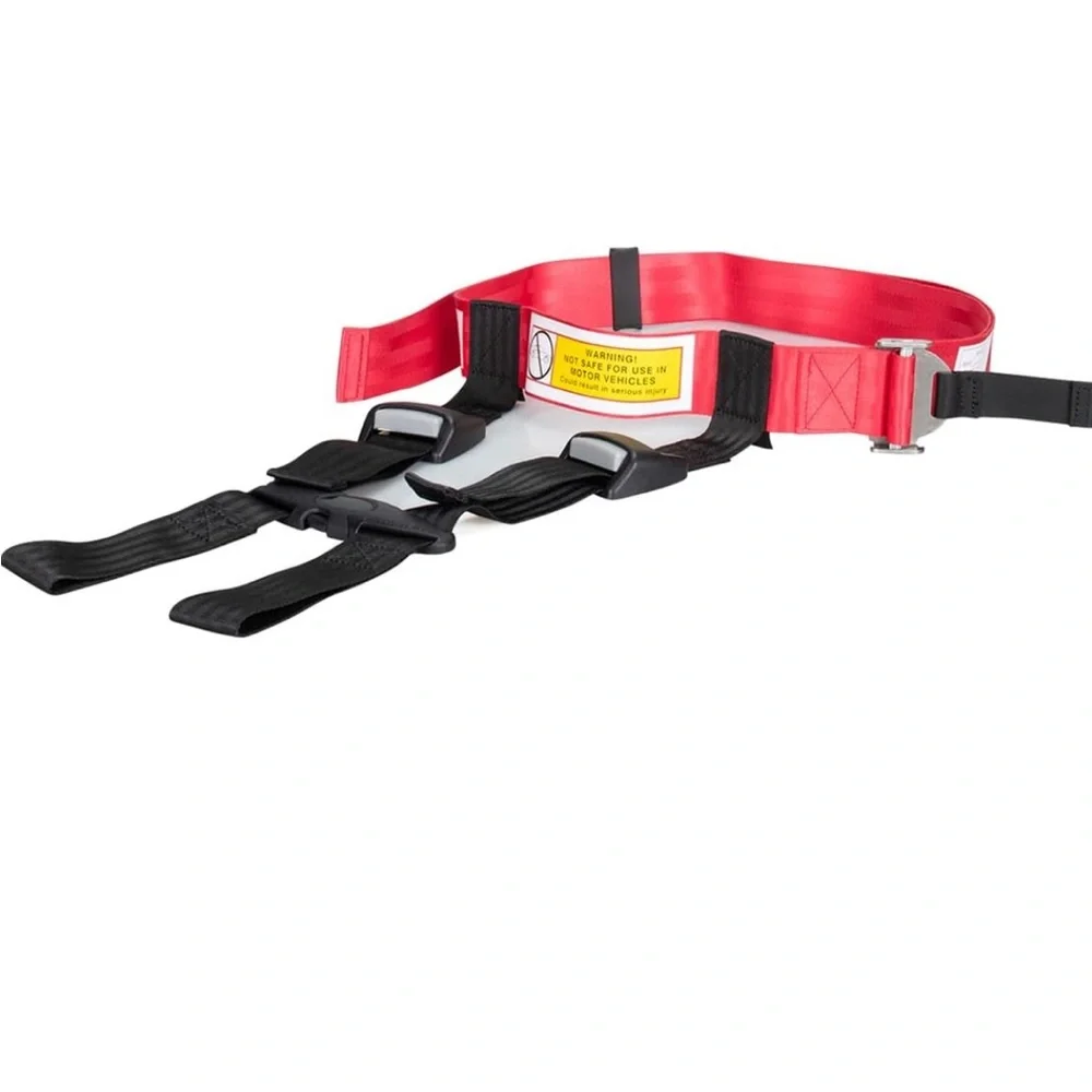 Child Safety 5-Point Harness Strap - Red and Black